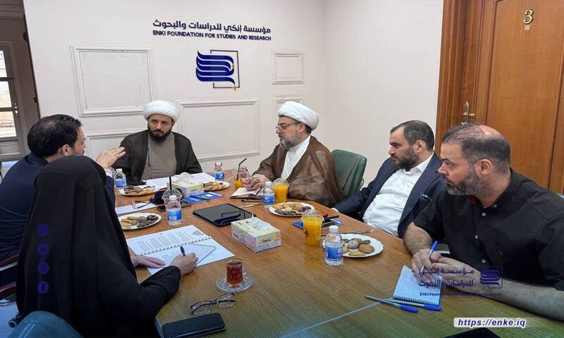 اللجنة العلمية للمحور الثقافي والتربوي في مؤتمر الآفاق المستقبلية لأتباع أهل البيت عليهم السلام تعقد اجتماعاتها استعدادًا للمؤتمر بنسخته الرابعة .